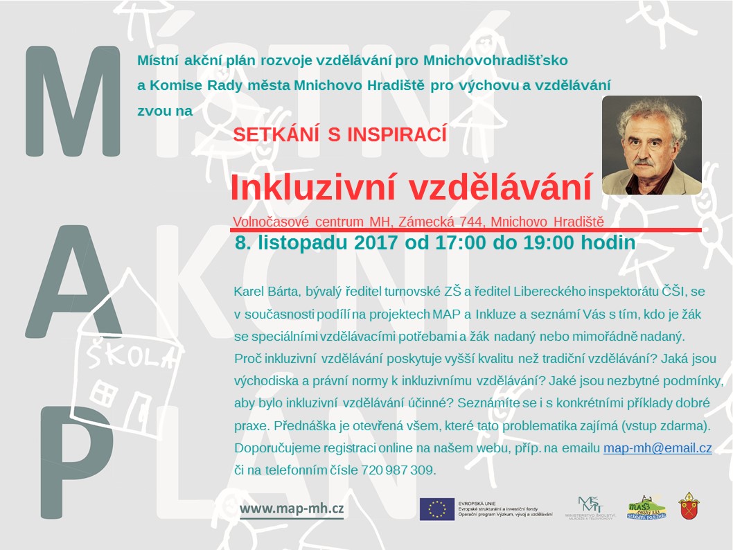 Pozvánka Inkluzivní vzdělávání
