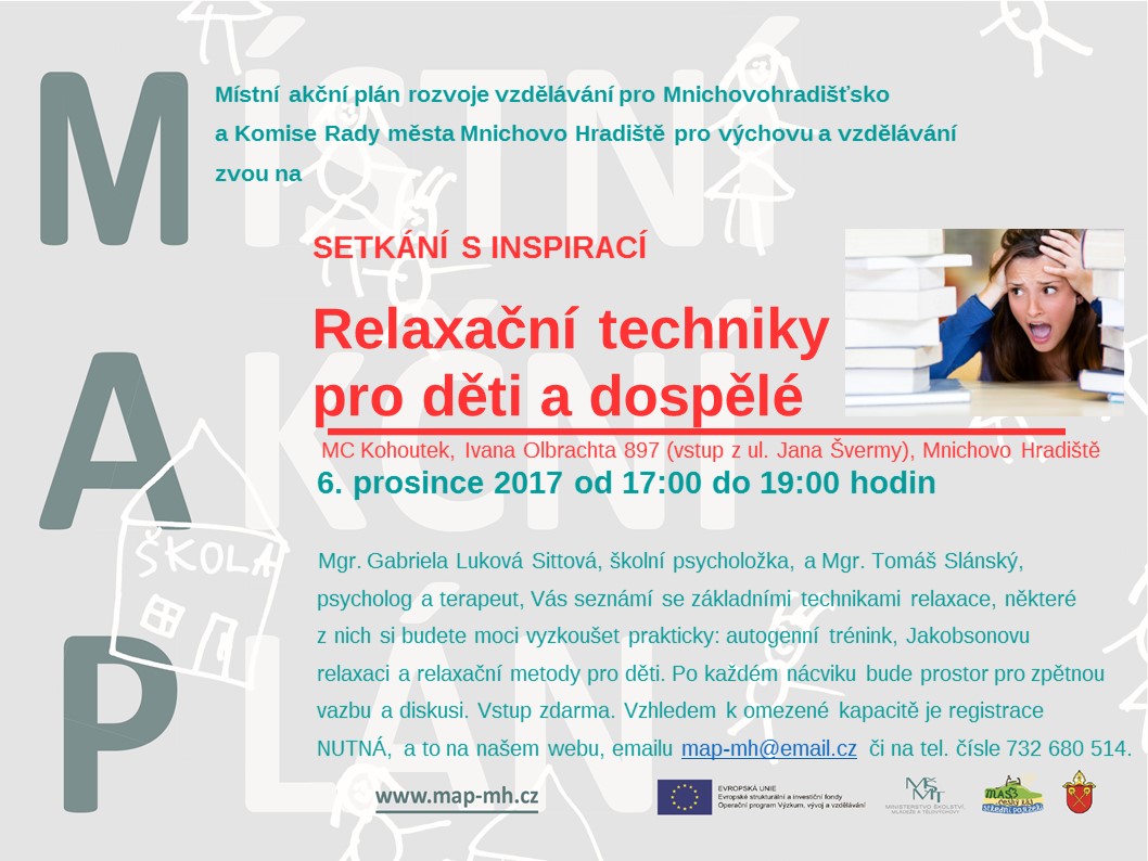 Pozvánka Relaxační techniky